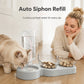 🐾 PROMO FLASH : 50% DE RÉDUCTION ! Gamelle Inclinée 15° avec Fontaine Automatique – Surélevée, Antidérapante & 2-en-1 for Repas Confortables 💧✨