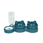 🐾 PROMO FLASH : 50% DE RÉDUCTION ! Gamelle Inclinée 15° avec Fontaine Automatique – Surélevée, Antidérapante & 2-en-1 for Repas Confortables 💧✨