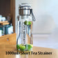 💧 PROMO FLASH : 50% DE RÉDUCTION ! Bouteille en Verre 750/1000 ml – Filtre à Thé Inox & Housse Isolante Anti-Fuite for Hydratation Nomade 🍵✨