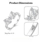 🦋 PROMO FLASH : 50% DE RÉDUCTION ! Bague Papillon en Zircone Cubique – Design Raffiné & Détails Celtiques for Élégance Quotidienne 💍✨