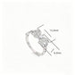 🦋 PROMO FLASH : 50% DE RÉDUCTION ! Bague Papillon en Zircone Cubique – Design Raffiné & Détails Celtiques for Élégance Quotidienne 💍✨
