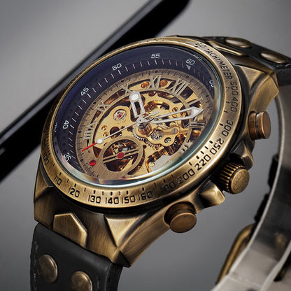 🕰️ PROMO FLASH : 50% DE RÉDUCTION ! Montre Mécanique Rétro Homme – Mouvement Sans Pile, Boîtier Inox 43 mm for Style Intemporel ⚙️✨