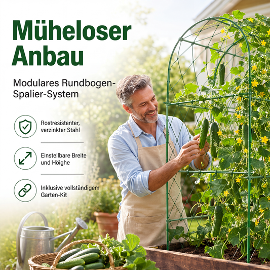 🌿 PROMO FLASH : 50% DE RÉDUCTION ! Arche Treillis de Jardin Modulaire pour Plantes Grimpantes & Potager – Acier Galvanisé Gainé PE, Anti-Brûlure & Haute Résistance au Vent for une Croissance Verticale et des Récoltes Décuplées ✨