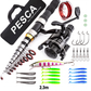 📢 PROMO FLASH : 50% DE RÉDUCTION ! Kit de Pêche de Voyage Complet – Canne Télescopique Fibre de Verre & Moulinet Fluide for Pêche Nomade 🎣✨