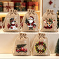 🎄 PROMO FLASH : 50% DE RÉDUCTION ! Sacs Cadeaux de Noël à Cordon – Imprimés Festifs & Tissu Durable for Emballage Chic et Réutilisable 🎁✨