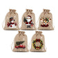 🎄 PROMO FLASH : 50% DE RÉDUCTION ! Sacs Cadeaux de Noël à Cordon – Imprimés Festifs & Tissu Durable for Emballage Chic et Réutilisable 🎁✨