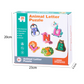 🧩 PROMO FLASH : 50% DE RÉDUCTION ! Jouet d'Association Lettres & Animaux en Bois – Bords Lisses & Pièces Faciles à Saisir for Apprendre l'Alphabet en S'Amusant 🎨✨