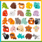 🧩 PROMO FLASH : 50% DE RÉDUCTION ! Jouet d'Association Lettres & Animaux en Bois – Bords Lisses & Pièces Faciles à Saisir for Apprendre l'Alphabet en S'Amusant 🎨✨