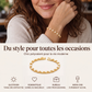 💖 PROMO FLASH : 50% DE RÉDUCTION ! Bracelet Femme à Maillons en Forme de Cœur – Acier Inoxydable & Finition Polie for Touche Romantique au Quotidien ✨