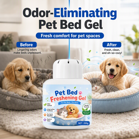 ⏳ PROMO FLASH : 50% DE RÉDUCTION ! Gel Éliminateur d'Odeurs pour Animaux – Fraîcheur Longue Durée for Panier et Zones de Repos Plus Sains 🐾✨