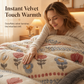 🧸❄️ PROMO FLASH : 50% DE RÉDUCTION ! Couette d'Hiver Polaire Double Face – Velours Flocon de Neige & Polaire d'Agneau Dense, Impression Numérique Active for un Cocon Douillet et des Nuits Confortables Tout l'Hiver 🛏️💤✨