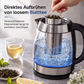 📢 PROMO FLASH : 50% DE RÉDUCTION ! Bouilloire Électrique en Verre 2L – Arrêt Automatique & Filtre à Thé Intégré for Eau Chaude et Infusions au Quotidien ☕✨