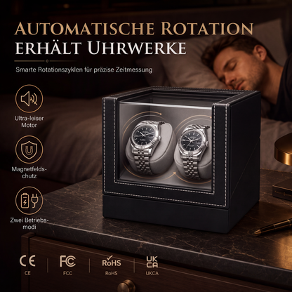 ⌚ PROMO FLASH : 50% DE RÉDUCTION ! Boîte de Remontoir Automatique pour Montre Mécanique – Rotation Bidirectionnelle & Moteur Silencieux for Précision Préservée en Continu ✨