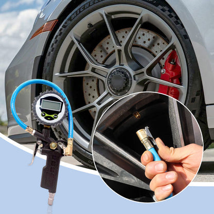 🚗 PROMO FLASH : 50% DE RÉDUCTION ! Manomètre Numérique pour Pneus avec Pistolet de Gonflage 200 PSI – Haute Précision, Mesure/Gonflage/Dégonflage 3-en-1 for une Sécurité Routière Maximale ✨
