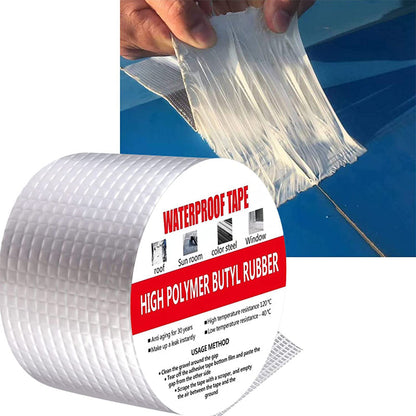 ✨ PROMO FLASH : 50% DE RÉDUCTION ! Ruban Adhésif Imperméable en Aluminium Ultra-Résistant – Couche Butyle Renforcée for Réparations de Fuites Professionnelles 🛠️💧