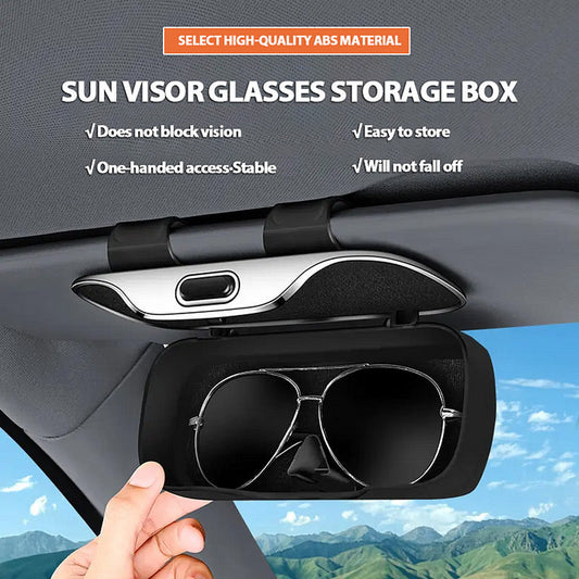 🕶️ PROMO FLASH : 50% DE RÉDUCTION ! Boîte de Rangement pour Lunettes sur Pare-Soleil – ABS Haute Résistance & Ouverture Pop-Up for Accès en un Geste en Conduisant 🚗✨
