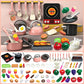 🍳 PROMO FLASH : 50% DE RÉDUCTION ! Ensemble Jouet de Cuisine pour Jeux de Rôle – Plaque à Induction Réaliste avec Effets Sonores & Aliments Découpables, ABS Certifié Sécurisé for l'Imagination des Enfants ✨👶