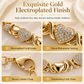 💎 PROMO FLASH : 50% DE RÉDUCTION ! Parure de Bijoux 4 Pièces en Forme de Cœur – Plaqué Or & Strass Cristal for Une Élégance Instantanée en Toute Occasion 👑✨