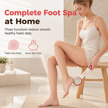 🦶 PROMO FLASH : 50% DE RÉDUCTION ! Éliminateur de Callosités 3-en-1 – Pierre Ponce & Acier Inoxydable 304 for Des Pieds Lisses et Propres en 3 Étapes 🔧✨