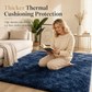 🧶 PROMO FLASH : 50% DE RÉDUCTION ! Tapis Shaggy Épais en Peluche – Dégradé Tie-Dye & Dossier Antidérapant for Un Confort Douillet au Quotidien 🛋️✨