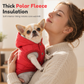 🐾 PROMO FLASH : 50% DE RÉDUCTION ! Manteau d'Hiver à Capuche Doublé Polaire pour Chien avec Anneau Harnais Dorsal Intégré – Coupe-Vent, Imperméable & Doublure Thermique for des Promenades Chaudes et Confortables ✨