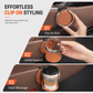🚗 PROMO FLASH : 50% DE RÉDUCTION ! Porte-Gobelet Pliable Multifonctionnel pour Portière – Cuir Synthétique Texturé & Fixation par Clip Non Destructive for un Habitacle Élégant et Sans Désordre ✨🥤