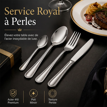 🍴 PROMO FLASH : 50% DE RÉDUCTION ! Ensemble de Couverts 4 Pièces en Acier Inoxydable – Finition Miroir & Tranchant Micro-Dentelé for une Table Chic au Quotidien ✨🍽️