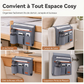 🛏️ PROMO FLASH : 50% DE RÉDUCTION ! Organiseur de Chevet en Feutre Épais – Multi-Poches & Rabat d'Ancrage sous Matelas for un Espace de Repos Serein et Sans Encombrement ✨🌙