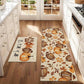 🍂 PROMO FLASH : 50% DE RÉDUCTION ! Lot de 2 Tapis de Cuisine Automne Antidérapants – Motif Citrouilles & Feuilles d'Érable, Surface Absorbante & Dessous Antiglisse for une Touche Chaude et Pratique ✨🏠