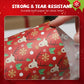 🎄 PROMO FLASH : 50% DE RÉDUCTION ! Papier Cadeau Kraft Vintage de Noël – 70×50 cm, 100 g/m² Indéchirable & 20 Motifs Rétro for des Paquets Féeriques Sous le Sapin ✨🎁