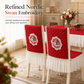 🍽️ PROMO FLASH : 50% DE RÉDUCTION ! Ensemble Nappe et Housses de Chaise Rembourrées – Matelassé Épais, Broderie Cygne Raffinée & Tissu Résistant for une Salle à Manger Élégante et Confortable ✨🦢