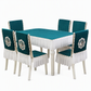 🍽️ PROMO FLASH : 50% DE RÉDUCTION ! Ensemble Nappe et Housses de Chaise Rembourrées – Matelassé Épais, Broderie Cygne Raffinée & Tissu Résistant for une Salle à Manger Élégante et Confortable ✨🦢