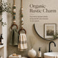 🧺 PROMO FLASH : 50% DE RÉDUCTION ! Porte-Serviette en Perles – Céramique Peinte à la Main, Jute Naturel & Anneau en Bois for un Style Bohème et une Organisation Élégante dans Toute la Maison 🌸✨