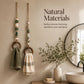 🧺 PROMO FLASH : 50% DE RÉDUCTION ! Porte-Serviette en Perles – Céramique Peinte à la Main, Jute Naturel & Anneau en Bois for un Style Bohème et une Organisation Élégante dans Toute la Maison 🌸✨
