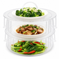 🍲 PROMO FLASH : 50% DE RÉDUCTION ! Cloche Micro-Ondes Empilable Multicouche – Couvercle Anti-Éclaboussures & Conservation de l'Humidité, PC Alimentaire Sans BPA for un Réchauffage Propre et Savoureux ✨🔍
