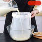 🥛 PROMO : 1 ACHETÉ, 1 OFFERT ! Sac Filtrant Alimentaire en Nylon – Maille Haute Densité, Fermeture à Cordon & Réutilisable for un Lait de Soja, Jus ou Vin Parfaitement Lisse Sans Résidus 🌿✨
