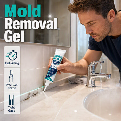🧽 PROMO FLASH : 50% DE RÉDUCTION ! Gel Nettoyant Anti-Moisissures – Texture Gel Adhérente, Embout de Précision & Tube Compact 10 g for un Nettoyage Ciblé des Joints et Calfeutrages ✨🎯