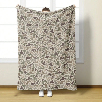 🦁 PROMO FLASH : 50% DE RÉDUCTION ! Plaid Imprimé Camouflage Ultra-Doux – Polyester de Qualité Supérieure, Léger & Portable for un Confort Tendance à la Maison comme en Aventure ✨🛋️