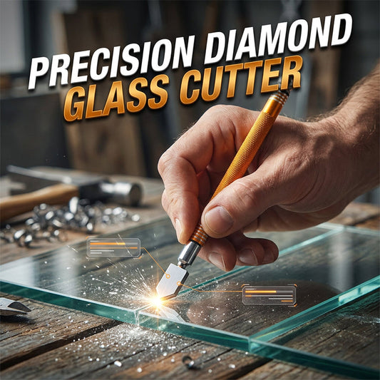 💎 PROMO FLASH : 50% DE RÉDUCTION ! Coupe-Verre Professionnel Diamanté – Molette en Carbure de Diamant & Manche Antidérapant, 6-12 mm for une Découpe Précise Sans Éclats ✨