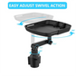 📢 PROMO FLASH : 50% DE RÉDUCTION ! Plateau Repas Rotatif 360° pour Voiture avec Support Téléphone – Surface Extensible, Base Porte-Gobelet Stable & Installation Sans Outils for un Confort Optimal en Déplacement ⏰✨