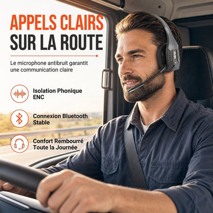 🎧 PROMO FLASH : 50% DE RÉDUCTION ! Casque Bluetooth sans Fil pour Centre d'Appels – Réduction de Bruit ENC, Micro Anti-Vent & Appairage Automatique Double Appareil for des Communications Professionnelles Claires en Toutes Circonstances ✨📞