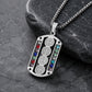 🛡️ PROMO FLASH : 50% DE RÉDUCTION ! Pendentif de Protection pour Homme en Acier Inoxydable – Design Vintage Inspiré, Finition Polie Résistante & Chaîne 60 cm for un Look Streetwear Affirmé et Durable ✨📿
