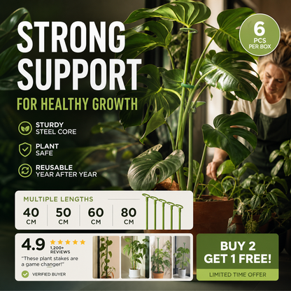🌿 PROMO FLASH : 50% DE RÉDUCTION ! Tuteurs Métalliques Demi-Ronds pour Plantes – Acier Robust Anti-Rouille, Modulables & Empilables for un Jardin Élégant et des Fleurs Toujours Érigées ✨🌷