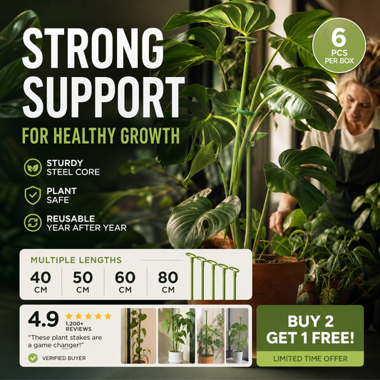 🌿 PROMO FLASH : 50% DE RÉDUCTION ! Tuteurs Métalliques Demi-Ronds pour Plantes – Acier Robust Anti-Rouille, Modulables & Empilables for un Jardin Élégant et des Fleurs Toujours Érigées ✨🌷