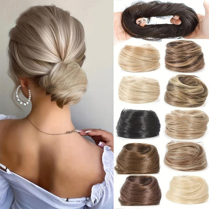 💇‍♀️ PROMO FLASH : 50% DE RÉDUCTION ! Chouchou Élastique Postiche Chignon Flou – Fibre Synthétique Haute Qualité, Effet Naturel & Élastique Haute Résistance for un Chignon Volumineux en Quelques Secondes ✨🎀