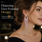 💎 PROMO FLASH : 50% DE RÉDUCTION ! Boucles d'Oreilles Zircon à Pampilles – Tiges S925 Argent Sterling, Cristaux Capteurs de Lumière & Design Flatteur for un Éclat Élégant au Quotidien ✨💫