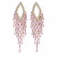💎 PROMO FLASH : 50% DE RÉDUCTION ! Boucles d'Oreilles Zircon à Pampilles – Tiges S925 Argent Sterling, Cristaux Capteurs de Lumière & Design Flatteur for un Éclat Élégant au Quotidien ✨💫