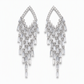 💎 PROMO FLASH : 50% DE RÉDUCTION ! Boucles d'Oreilles Zircon à Pampilles – Tiges S925 Argent Sterling, Cristaux Capteurs de Lumière & Design Flatteur for un Éclat Élégant au Quotidien ✨💫