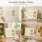 🐾 PROMO FLASH : 50% DE RÉDUCTION ! Kit Cadre Photo Souvenir Empreintes – Triple Volet, Matériaux Non Toxiques & Prise d'Empreinte Haute Précision for Immortaliser les Mains, Pieds de Bébé ou Pattes d'Animaux ✨🤍
