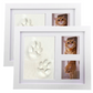 🐾 PROMO FLASH : 50% DE RÉDUCTION ! Kit Cadre Photo Souvenir Empreintes – Triple Volet, Matériaux Non Toxiques & Prise d'Empreinte Haute Précision for Immortaliser les Mains, Pieds de Bébé ou Pattes d'Animaux ✨🤍